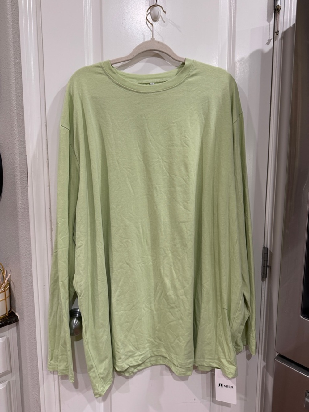 Men's Long Sleeve Crewneck Shirt - Sage Green NWT